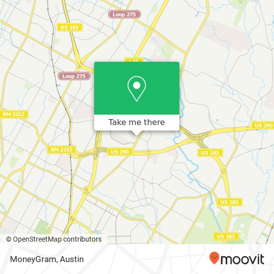 MoneyGram map