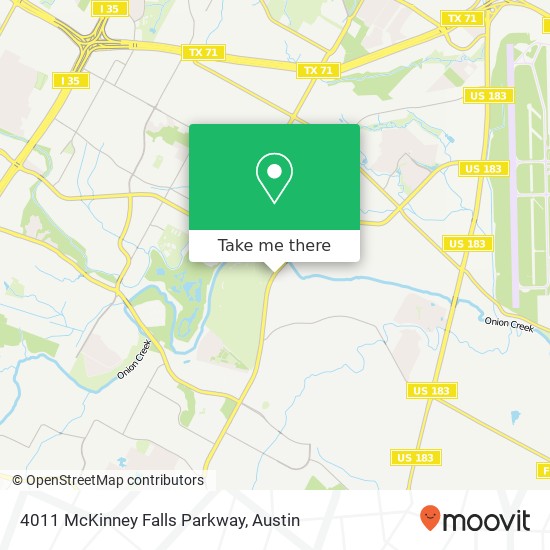 Mapa de 4011 McKinney Falls Parkway