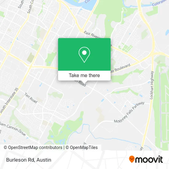 Burleson Rd map
