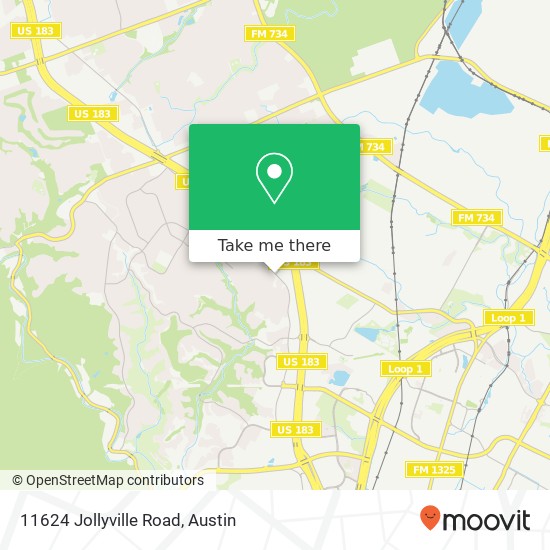 Mapa de 11624 Jollyville Road