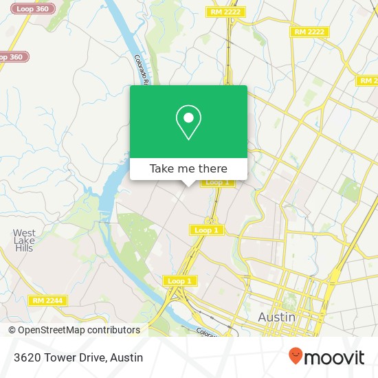 3620 Tower Drive map