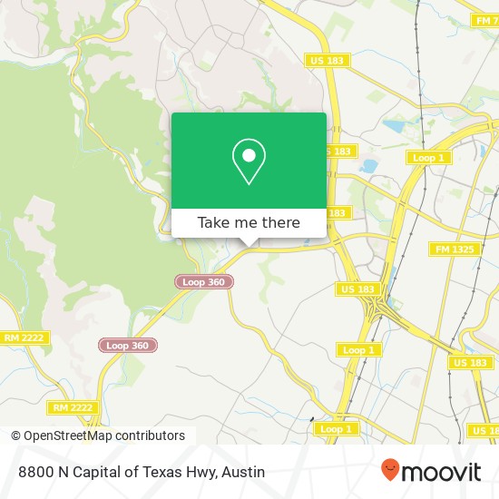 Mapa de 8800 N Capital of Texas Hwy