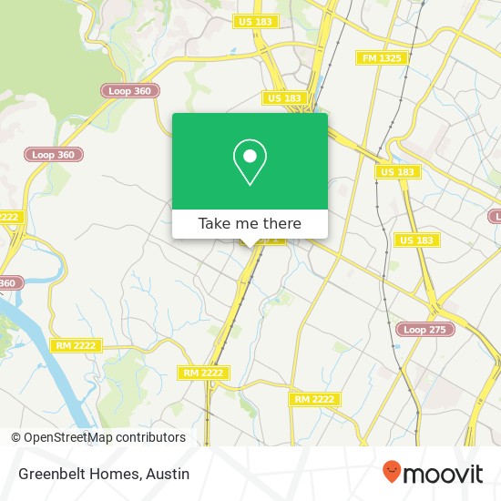 Greenbelt Homes map