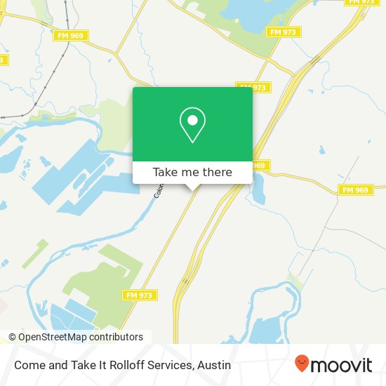 Mapa de Come and Take It Rolloff Services