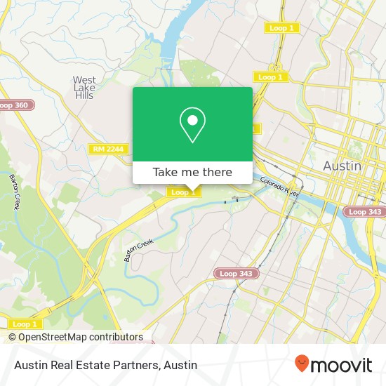 Mapa de Austin Real Estate Partners