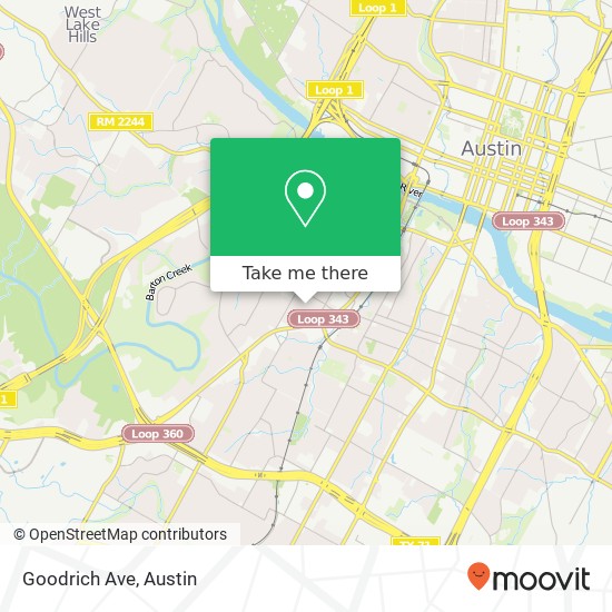 Mapa de Goodrich Ave