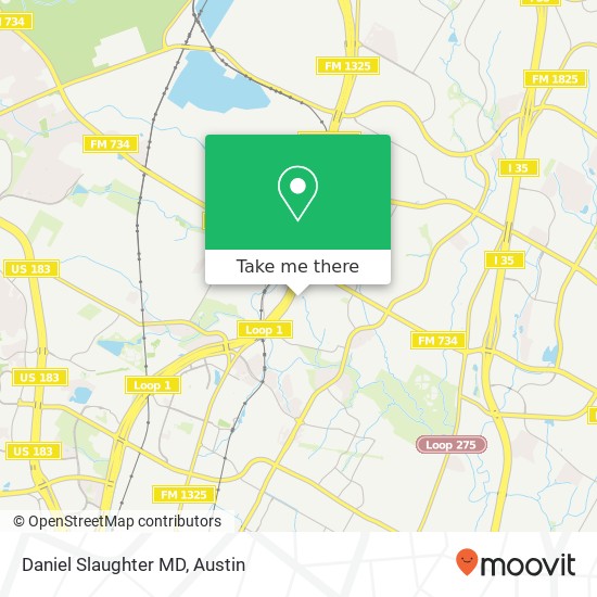 Daniel Slaughter MD map