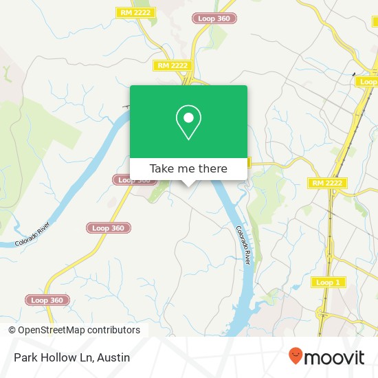 Mapa de Park Hollow Ln