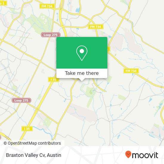 Braxton Valley Cv map