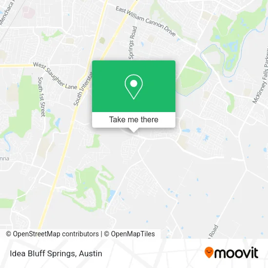 Idea Bluff Springs map