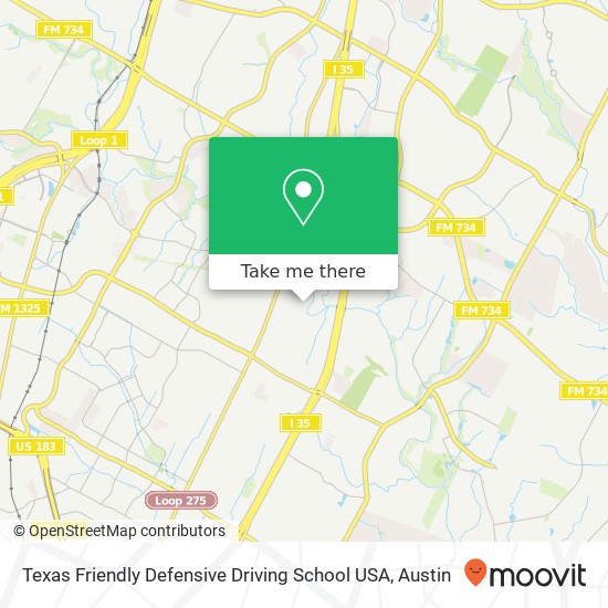 Texas Friendly Defensive Driving School USA map