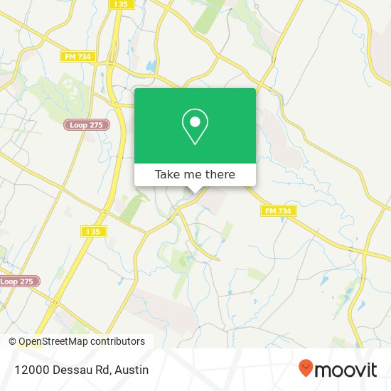 Mapa de 12000 Dessau Rd