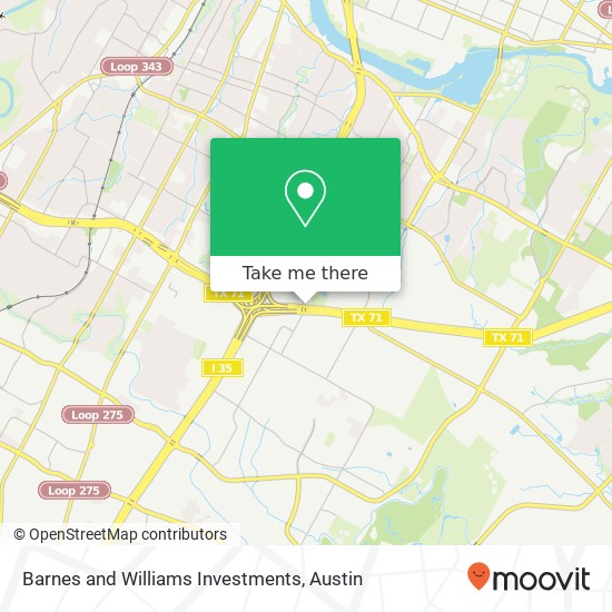 Barnes and Williams Investments map