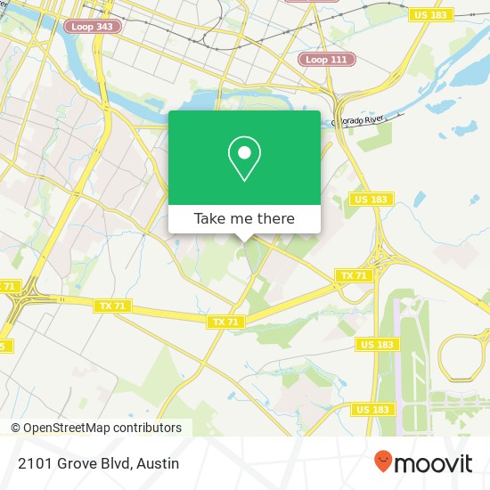 2101 Grove Blvd map