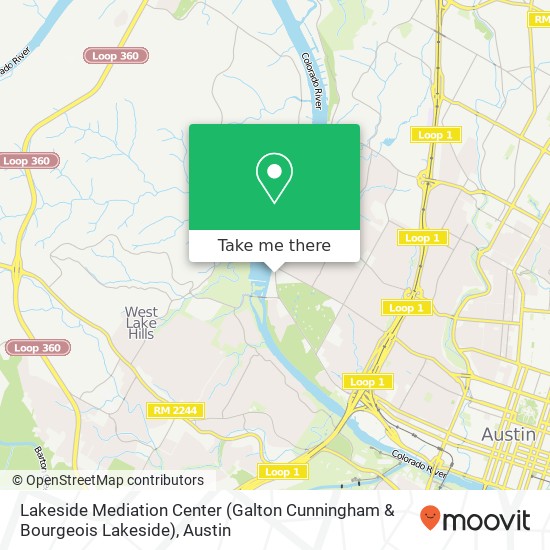 Lakeside Mediation Center (Galton Cunningham & Bourgeois Lakeside) map