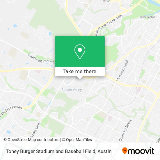 Mapa de Toney Burger Stadium and Baseball Field