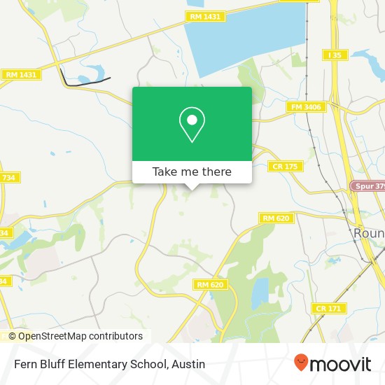 Mapa de Fern Bluff Elementary School