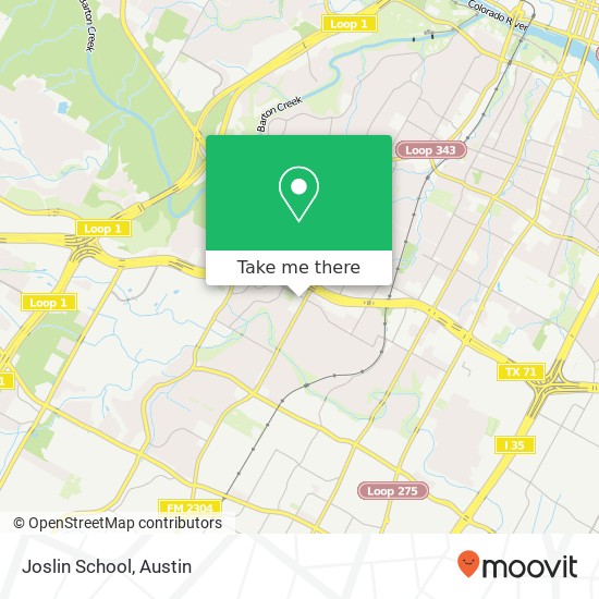 Mapa de Joslin School