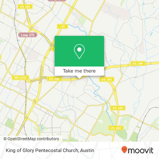 Mapa de King of Glory Pentecostal Church