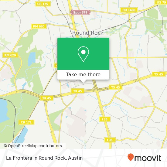 La Frontera in Round Rock map