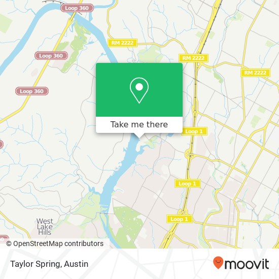 Mapa de Taylor Spring