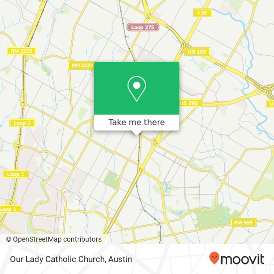 Our Lady Catholic Church map