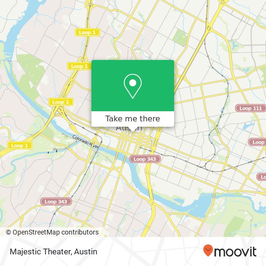 Majestic Theater map
