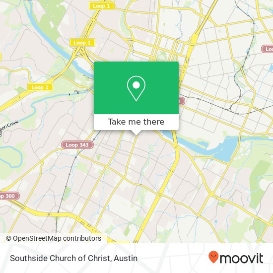 Mapa de Southside Church of Christ