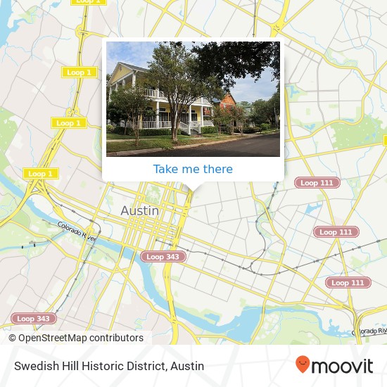 Mapa de Swedish Hill Historic District