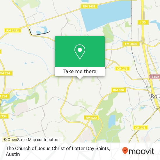 Mapa de The Church of Jesus Christ of Latter Day Saints