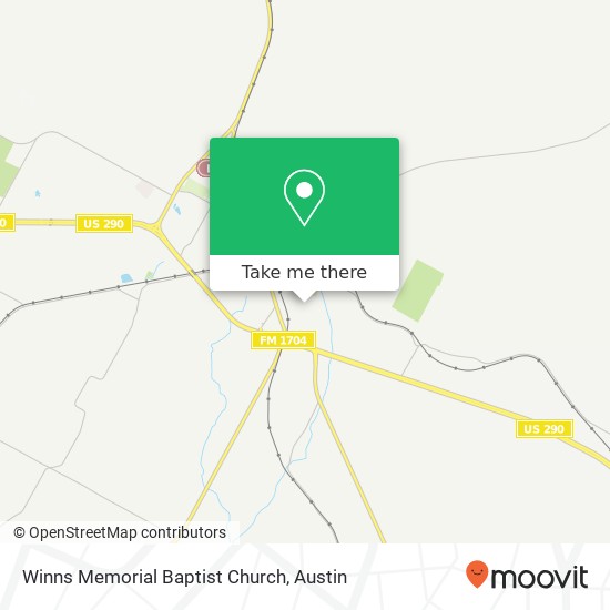 Winns Memorial Baptist Church map