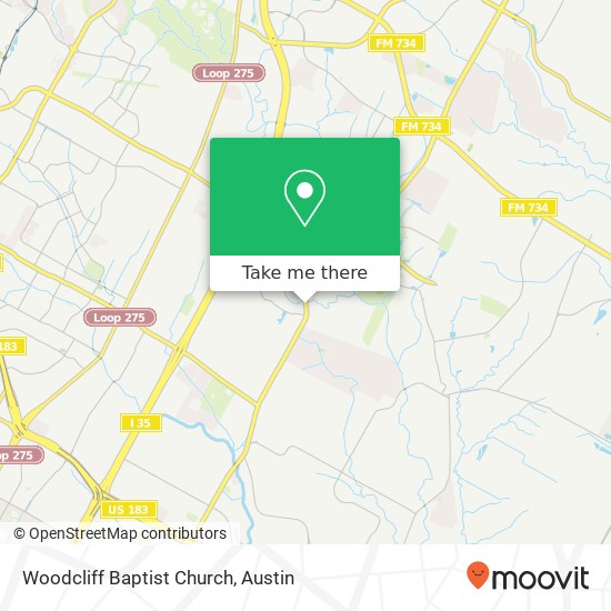 Mapa de Woodcliff Baptist Church