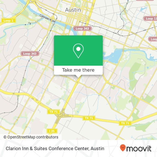 Mapa de Clarion Inn & Suites Conference Center