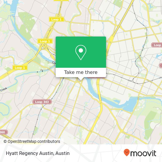 Mapa de Hyatt Regency Austin