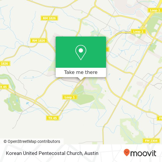 Korean United Pentecostal Church map