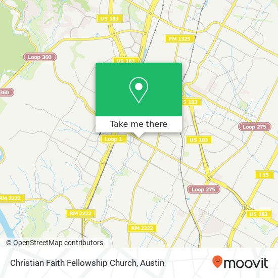 Mapa de Christian Faith Fellowship Church