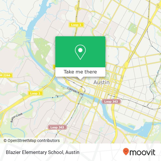 Mapa de Blazier Elementary School