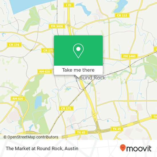 The Market at Round Rock map