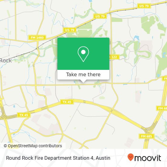 Mapa de Round Rock Fire Department Station 4