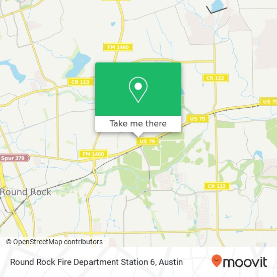 Mapa de Round Rock Fire Department Station 6