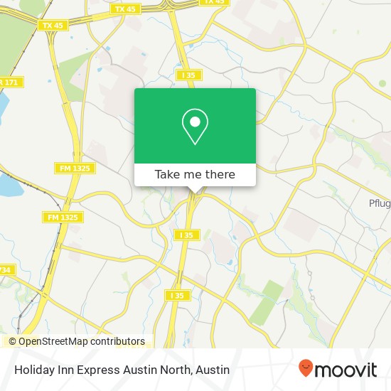 Mapa de Holiday Inn Express Austin North