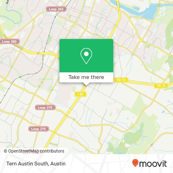 Tern Austin South map