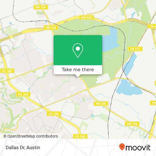 Dallas Dr map