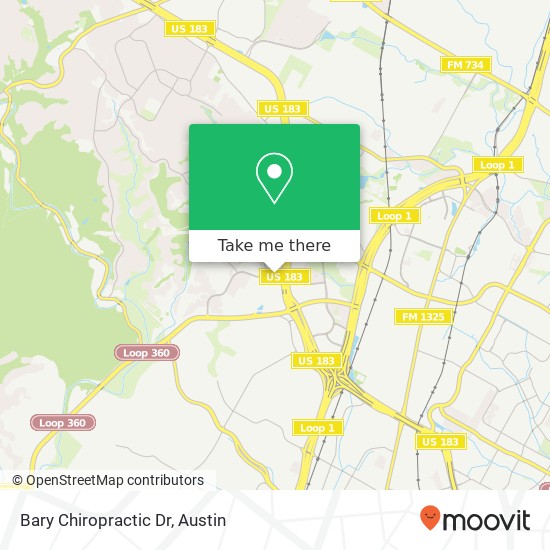 Bary Chiropractic Dr map