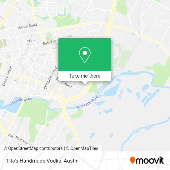 Tito's Handmade Vodka map