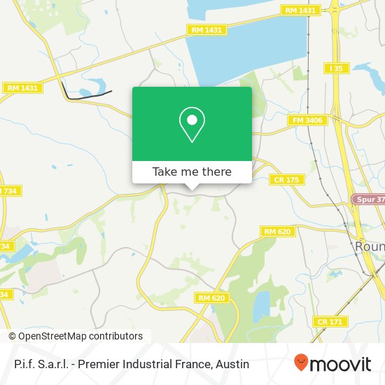 Mapa de P.i.f. S.a.r.l. - Premier Industrial France