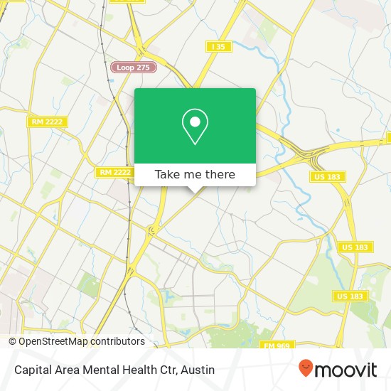 Capital Area Mental Health Ctr map