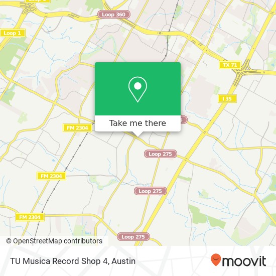 TU Musica Record Shop 4 map