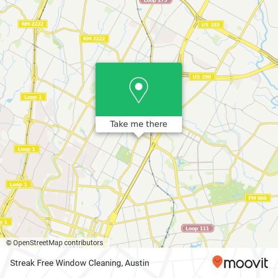 Streak Free Window Cleaning map