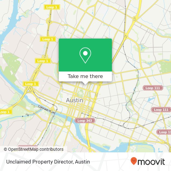 Unclaimed Property Director map